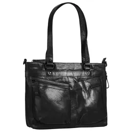 Spikes & Sparrow Shopper Leder Black