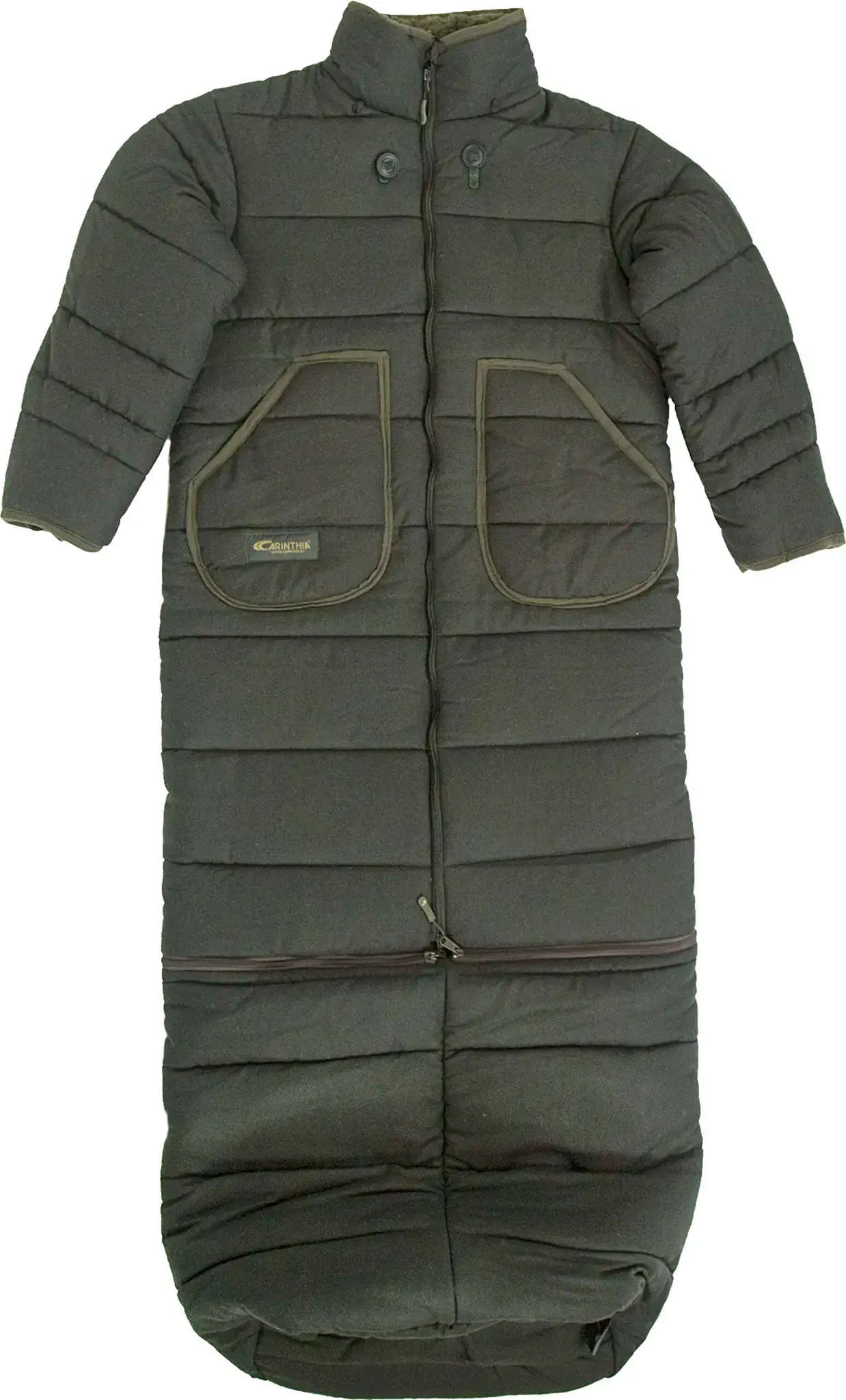 Carinthia Loden-Ansitzjacke mit Webpelz-Fußteil, olive, 56 | 58