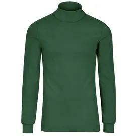 TRIGEMA Rollkragenshirt TRIGEMA "TRIGEMA Langarm Ski- und Sport-Rollkragenpullover", Damen, Gr. XXL, efeu, 100% Baumwolle (Bio-Baumwolle kbA), Basic, Shirts