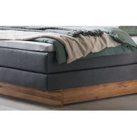 Hasena Boxspringbett Anthrazit, Eichefarben