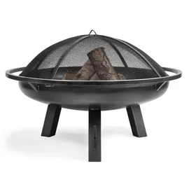 Cook King Feuerschale PORTO Ø 70 cm Schwarz