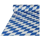 Papstar Starpak Tischdecke, Folie 20 m x 1 m "Bayrisch Blau"