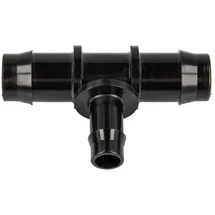 tecuro Schlauchverbinder T-Stück ø 22 x 14 x 22 mm schwarz