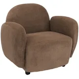 Mendler Sessel HWC-P33 Chenille 86 x 77 x 86 cm Braun