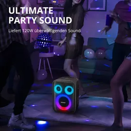 Tronsmart Halo 200 with microphone (black) (18 h, Batteriebetrieb), Bluetooth Lautsprecher, Schwarz