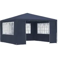 vidaXL Profi-Partyzelt 4 x 4 m inkl. Seitenteile blau