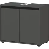 Germania Waschbeckenunterschrank »Lemont«, mit Siphonausschnitt, 63 x 55 x 34 cm (BxHxT)