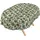 ANRO Tischdecke abwaschbar Oval 180 x 140 cm Dunkelgrün