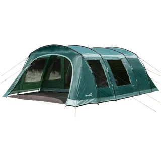 Skandika Tunnelzelt Kaupanga 6 Protect Campingzelt für 6 Personen wasserdicht, GRÜN 6 PERSONEN