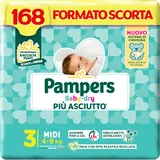 Pampers Baby Dry Midi, 168 Windeln, Größe 3 (4-9 kg)