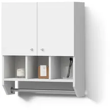 livinity Livinity® Badschrank, Fucino, Weiß, 59 x 70.5 cm