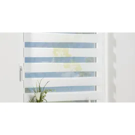 K-HOME Doppelrollo Denia 120 x 150 cm Blume/Grün