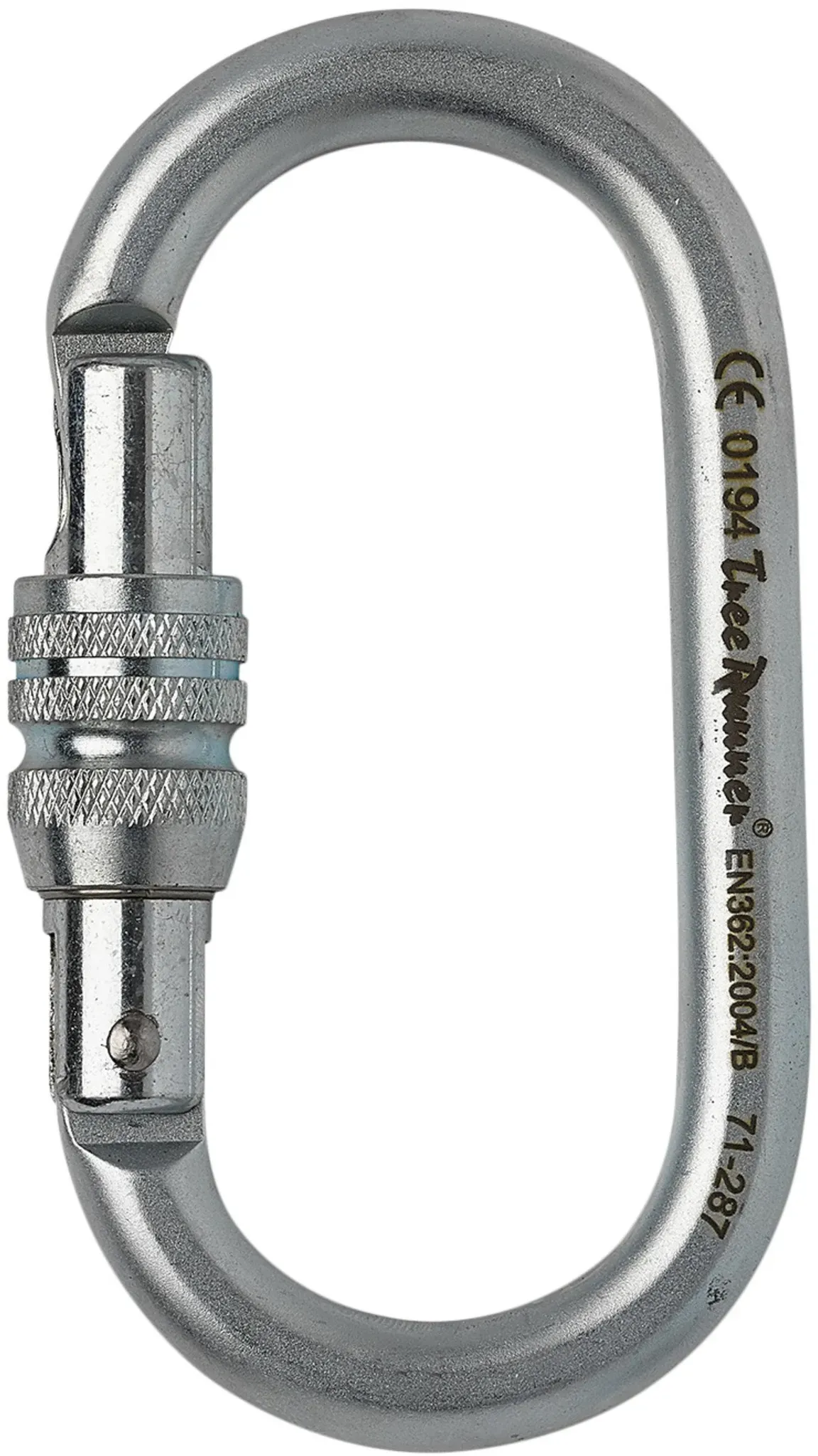 Tree Runner Oval Schrauber, Stahl – EN 362