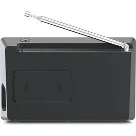 TechniSat DIGITRADIO 2 Tischradio DAB+, UKW DAB+, UKW, Bluetooth Weckfunktion Schwarz/Silber