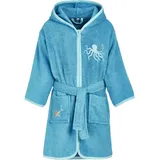 Playshoes Unisex Kinder Frottee-Bademantel Morgenmantel, Meerestiere, 98/104 - 98-104