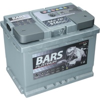 BARS PLATINUM Starterbatterie 12V 64 Ah 610A ersetzt 52Ah 54Ah 55Ah 60Ah 62Ah