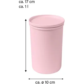 awave® Frischhaltedose rund rosa 10,0 cm 1,0 l