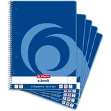 Herlitz Collegeblock A4 Liniert Blau