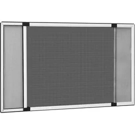 vidaXL Ausziehbarer Insektenschutz für Fenster 193 x 75 cm Weiß