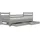 OEM Kinderbett David 90 x 190 cm Kiefer grau