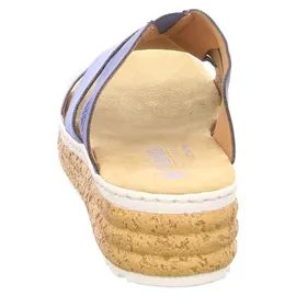 Rieker Pantolette Damen Blau 40