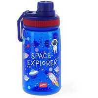 Legami Trinkflasche für Kinder, leicht, luftdicht, BPA-frei, 400 ml, Thema Space
