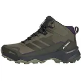 adidas Damen Terrex Skychaser Ax5 Mid Gore-Tex Hiking Shoes, Olive Strata/Night Cargo/Aurora Plum, 36 2/3 EU - 36 2/3 EU