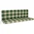DEGAMO Bankauflage 138 x 88 x 5 cm grün/beige kariert 1 St.