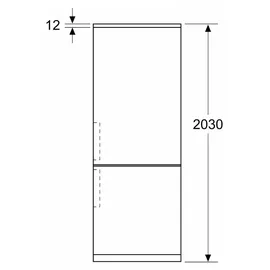 Siemens iQ300 KG39NVICG Kühl-Gefrierkombination (363 l, 2030 mm hoch, Edelstahl)