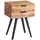 KADIMA DESIGN Nachtschrank Kadima 47 x 35 x 65 cm Beige/Braun/Grau