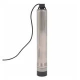 vidaXL Tiefbrunnenpumpe 55 m 1000 W silberfarben