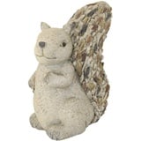 Expo-Bˆrse GmbH Kynast Garden Steinfigur Eichhörnchen 30 cm stehend Deko Gartenfigur Polystone Steinoptik