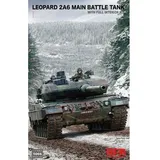 Rye Field Model Leopard 2A6 Main Battle Tank with FULL INTERIOR