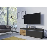 INOSIGN Luci TV-Lowboard 180,5 cm eichefarben artisan/kosmos grau