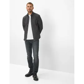 Brax Herren, Hemd Style HAROLD", velvet, dunkelblau, Gr. XL