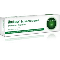 ibutop Schmerzcreme 5%, bei entzündlich-rheumatischen Erkrankungen und chronischen Gelenk- und Muskelschmerzen, mit Ibuprofen, entzündungshemmend, langanhaltend, 50 g