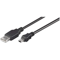 goobay 93623 USB 2.0 Kabel A Stecker - 1.5m - Schwarz