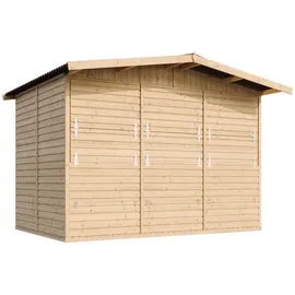 TIMBELA Marktbude 3,36 x 2,63 m Beige