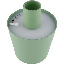 GLOBO Tischlampe Flaschenleuchte Kunststoff, Metall 10,6 x 13 cm 3W 130lm warmweiß grün