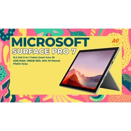 Microsoft Surface Pro 7 12.3" i3 4 GB RAM 128 GB SSD Wi-Fi platin