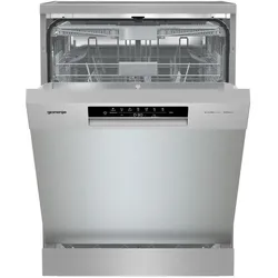 GORENJE Standgeschirrspüler "GS643C90", C (A-G), silber (edelstahl), B:59,9cm H:84,5cm T:59,7cm, Geschirrspüler, TotalDry - auto. Türöffnung