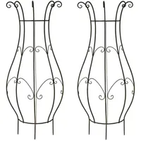 Hti-Living Rankgitter Bauchig Verena 20 x 50 cm Blau