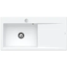 Villeroy & Boch Subway Style 60 flat links stone white + Excenterbetätigung + Lochbohrungen 2 + 3
