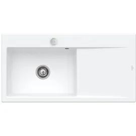 Villeroy & Boch Subway Style 60 flat links stone white + Excenterbetätigung + Lochbohrungen 2 + 3