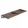 vidaXL Türvordach 239 x 90 cm schwarz