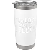 Vatertag Green Beer Day Daddy Needs a Beer Funny Green Doppelwandiger Edelstahl-Thermobecher