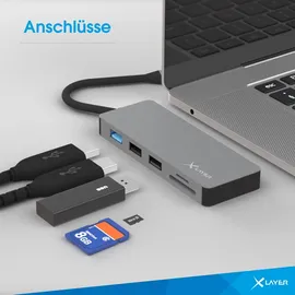 Xlayer Multiport-Adapter 7-in-1