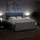 vidaXL Boxspringbett 180 x 200 cm Hellgrau
