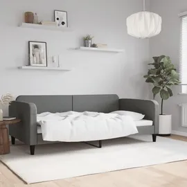 vidaXL Tagesbett 100 x 200 cm Dunkelgrau