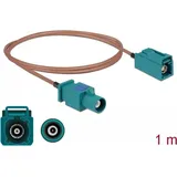 DeLock WLAN-Antennen Anschlusskabel [1x Fakra-Stecker - 1x Fakra-Buchse] 1m